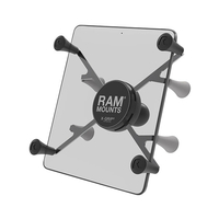 RAMマウント Xグリップ(L)タブレットホルダー テザー付 iPad mini他 RAM-HOLUN8BU