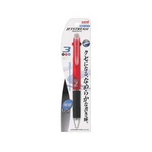 三菱鉛筆 ジェットストリーム３色ボールペン０．５ｍｍ　レッド SXE3-400-051P.15-イメージ1