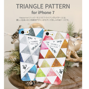 Happymori iPhone 8/7用Triangle Pattern ブルー HM8220I7-イメージ2