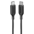 Anker USB-C & USB-C 2．0 ケーブル(0．9m) PoweLine III ブラック A8852011