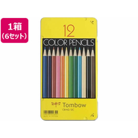 トンボ鉛筆 色鉛筆 12色入×6セット FC59067-CB-NQ12C