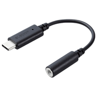 エレコム USB Type-C to 3．5mm 音声変換ケーブル ブラック MPA-C35DBK