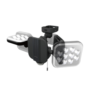 ムサシ 14W×2灯 フリーアーム式LEDセンサーライト RITEX LED-AC2028-イメージ3