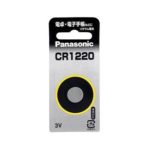 パナソニック コイン形リチウム電池 CR1220P-イメージ1