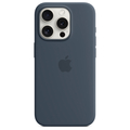 Apple MagSafe対応iPhone 15 Proシリコーンケース ストームブルー MT1D3FE/A