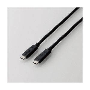 エレコム USB3．1ケーブル(C-C、PD対応) 2．0m ブラック MPA-CC13A20NBK-イメージ1