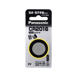 パナソニック コインリチウム電池(3V) CR2016P-イメージ1