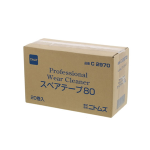 ニトムズ プロフェッショナルウェアクリーナー 80mm幅 スペアテープ 20巻入 F829780-C2970-イメージ1