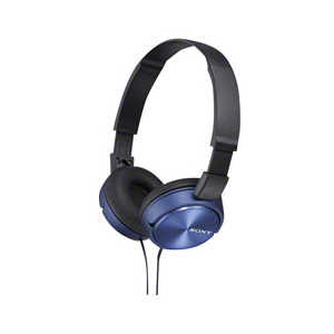 SONY 密閉ヘッドバンド型ヘッドフォン ブルー MDR-ZX310 L-イメージ1