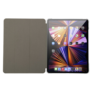 BUFFALO iPad Pro12．9インチ(第5世代)用ハイブリッドマットレザーケース ブラック BSIPD2112CHLBK-イメージ2