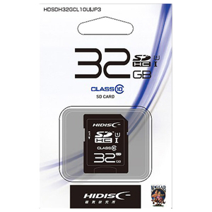 ハイディスク 高速SDHC UHS-I メモリーカード(Class 10対応・32GB) HDSDH32GCL10UIJP3-イメージ1