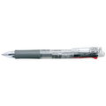 ゼブラ クリップオンマルチ(4色ボールペン+シャープペン)透明 F805915B4SA1-C