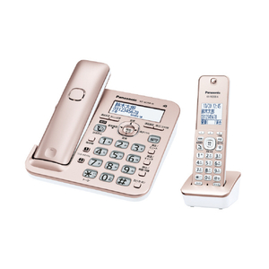 パナソニック デジタルコードレス電話機(子機1台付き) ピンクゴールド VE-GD58DL-N-イメージ1