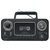太知ホールディングス CDラジオカセットレコーダー ブラック CD-C330B-イメージ1
