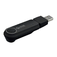 槌屋ヤック USBエアピュリファイヤー 簡単オゾン除菌/消臭 ブラック CD-157