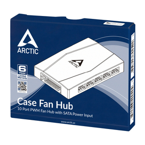 ARCTIC 10ポート PWM ファン用ハブ Case Fan Hub ブラック ACFAN00175A-イメージ4