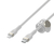 BELKIN USB-C to ライトニングケーブル(高耐久編込シリコンケーブル) 2．0m ホワイト CAA011BT2MWH-イメージ1