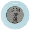 タニタ デジタル温湿度計 ライトブルー TT-585-BL
