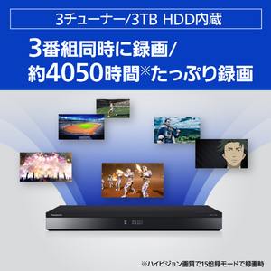 パナソニック 3TB HDD/4Kチューナー内蔵ブルーレイレコーダー 4KDIGA DMR-4T303-イメージ17
