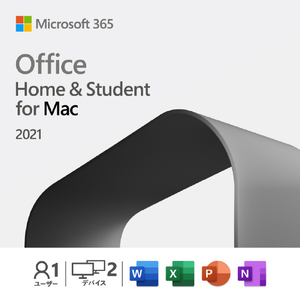 マイクロソフト Office Home & Student 2021 for Mac 日本語版[Mac ダウンロード版] DLOFFICEMACHOMESTU2021MDL-イメージ1