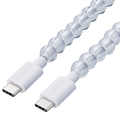 エレコム コードジュエリー &me USB Type-C(TM) - USB Type-Cケーブル(1m) クリア MPA-CJCC10CR