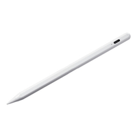 サンワサプライ Apple iPad専用充電式極細タッチペン ホワイト PDA-PEN56W