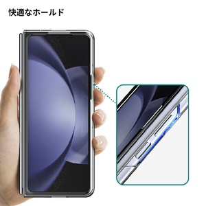 araree Galaxy Z Fold 5用ケース Nukin M クリア AR25261GZFD5-イメージ12