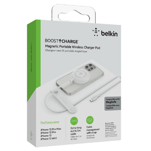 BELKIN MagSafe対応 磁気ワイヤレス充電パッド BOOST↑CHARGE ホワイト WIA005BTWH-イメージ7