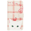 Happymori iPhone XS/X用ケース Cat Couple Diary ホワイト HM10268I8