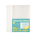 ビュートン スライディングレールホルダー厚とじA4 40枚収容ホワイト10冊 1パック（10冊） F854026-PSR-A4SW-W10