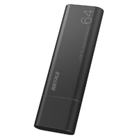 BUFFALO USBメモリー(64GB) オリジナル ブラック RUF3WBE64GBK