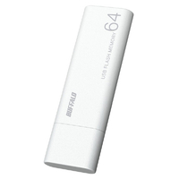 BUFFALO USBメモリー(64GB) オリジナル ホワイト RUF3-WBE64G-WH