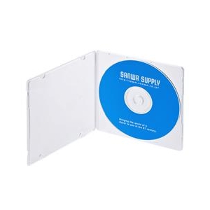 サンワサプライ DVD・CDケース（クリア） クリア FCD-11C-イメージ1