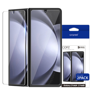 araree Galaxy Z Fold 5用CORE フロントディスプレイ用強化ガラス(2枚入り) AR25271GZFD5-イメージ1