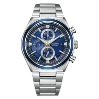 シチズン 腕時計 アテッサ エコ・ドライブ ACT Line ブルー CA0837-65L