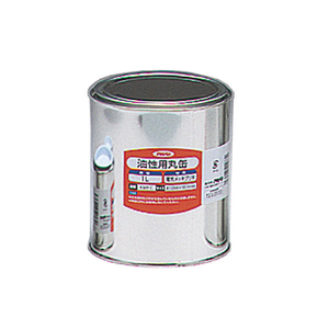 アサヒペン 油性用丸缶 1L AP9016366-イメージ1