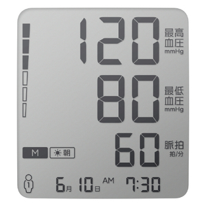 シチズン・システムズ デジタル血圧計 ホワイト CHUH719-イメージ3