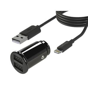 AXS MFi 認証 コンパクトチャージャー&USB-A-Lightningケーブル付 X-279-イメージ1