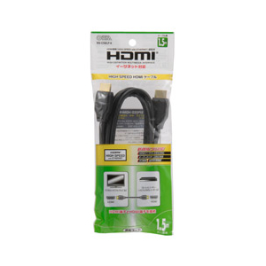 オーム電機 HDMI1．4ケーブル(1．5m) VIS-C15ELP-K-イメージ1
