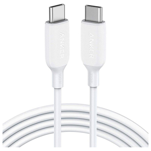 ＡＮＫＥＲ PowerLine III USB-C & USB-C 2.0 100W ケーブル 1.8m ホワイト A8856021-イメージ1