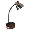 オリンピア照明 LEDテーブルランプ 木製ダークブラウン GS1704DB