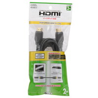 オーム電機 HDMI1．4ケーブル(2m) VIS-C20ELP-K