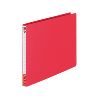 コクヨ レターファイル(色厚板紙) A4ヨコ とじ厚12mm 赤 1冊 F804680-ﾌ-555R