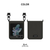 araree Galaxy Z Flip5用ケース ショルダーストラップ付き CANVAS DIARY ブラック AR25283GZFP5-イメージ12