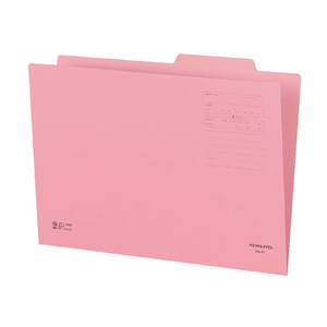 コクヨ 個別フォルダー(カラー) B4 ピンク 10枚 1パック(10枚) F856708-B4-IFP-イメージ1