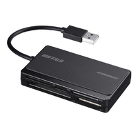 BUFFALO USB2．0 マルチカードリーダー/ライター ブラック BSCR500U2BK