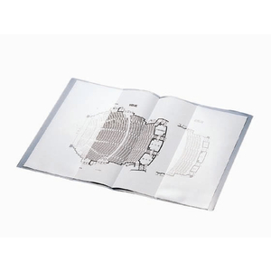 コクヨ クリヤーホルダー(A3・二つ折り) A4 透明 1枚 F805083-ﾌ-755-イメージ1