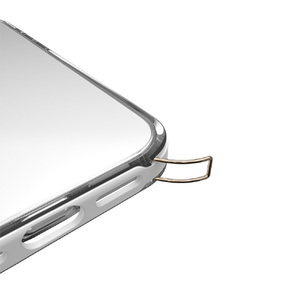 motomo iPhone 14 Pro用ケース INO Achrome Shield Strap Case クロームブラック MT24292I14PBK-イメージ2