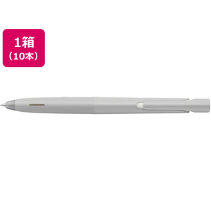 ゼブラ エマルジョンボールペン ブレン 0.5mm グレー軸 黒インク 10本 F041083-BAS88-GR-イメージ1