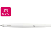 ゼブラ エマルジョンボールペン ブレン 0.5mm 白軸 黒インク 10本 F041085-BAS88-W